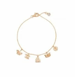 Disney Crislu Bracelet - Fantasyland Charms