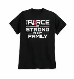 Disney T-Shirt For Men - The Force Is Strong In My Family - Star Wars