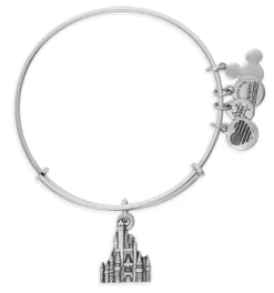 Disney Alex & Ani Bracelet - Cinderella Castle Figural - Silver