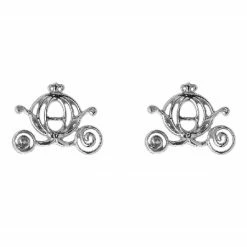 Disney Rebecca Hook Earrings - Cinderella Carriage - Silver