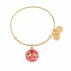 Disney Alex And Ani Bracelet - Mickey And Minnie Love - Gold