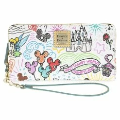 Disney Dooney And Bourke Wallet - Sketch - White