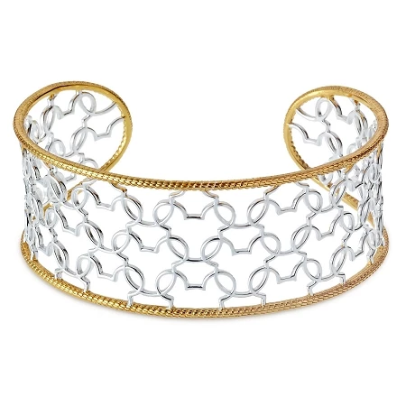 Disney Rebecca Hook Ring - Mickey Mouse Two-Tone Cuff