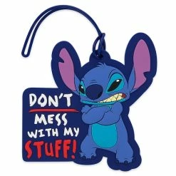 Disney Luggage Bag Tag - Stitch - Don't Mess With My Stuff