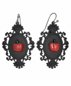 Disney Dangle Earrings - Magic And Mischief - Evil Queen Apple