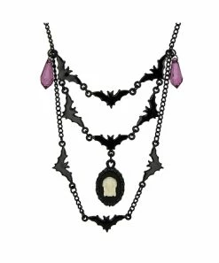 Disney Necklace - Magic And Mischief - Madame Leota - Bats