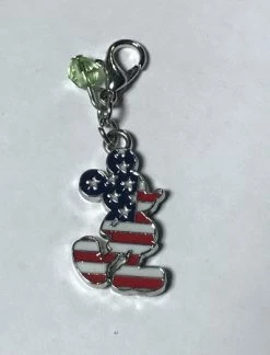 Disney Dangle Charm - Charmed In The Park - Mickey Americana