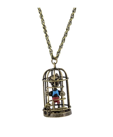 Disney Necklace - Kingdom And Castles - Pinocchio Cage