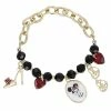 Disney Charm Bracelet - Dots And Dashes - Minnie Mouse Cameo