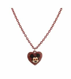 Disney Necklace - Emoji Mickey Heart