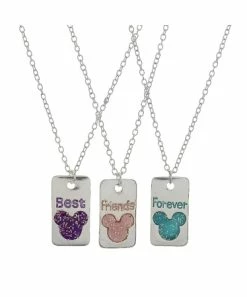 Disney Necklace Set - Mickey BFF Sparkle - Set Of 3
