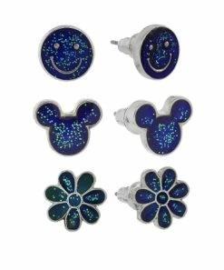 Disney Post Earrings - Mickey Icon - Mood - Set Of 3