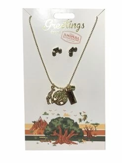 Disney Necklace And Earrings Set - Greetings - Animal Kingdom