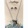 Disney Necklace And Earrings Set - Greetings - Magic Kingdom