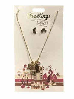 Disney Necklace And Earrings Set - Greetings - Hollywood Studios