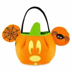 Disney Trick Or Treat Bag - Mickey Mouse Pumpkin - Felt