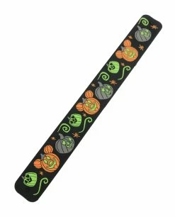 Disney Silicone Slap Bracelet - Halloween - Mickey Mouse Pumpkins