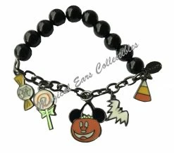Disney Charm Bracelet - Halloween Icons - Glow In The Dark