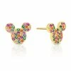 Disney Crislu Earrings - Mickey Mouse Rainbow Icon