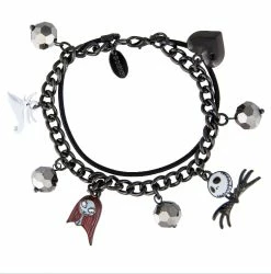 Disney Charm Bracelet - Nightmare Before Christmas - Jack Sally Zero