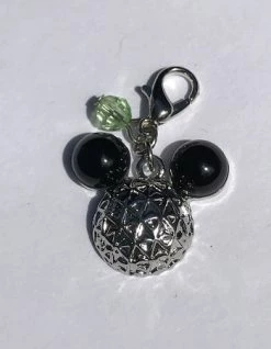 Disney Dangle Charm - Charmed In The Park - Mickey Spaceship Earth