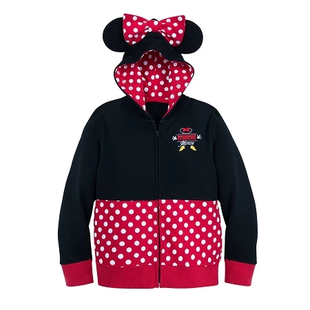 Disney Zip Hoodie For Girls - I Am Minnie Mouse