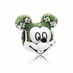 Disney Pandora Charm - Flower And Garden - Mickey Mouse Topiary