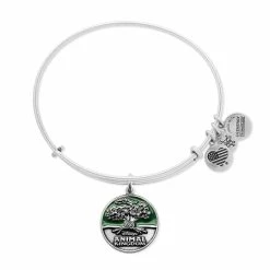 Disney Alex & Ani Bracelet - Animal Kingdom 20th Anniversary - Silver
