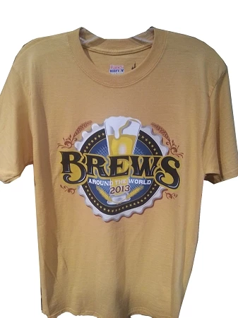 Disney Mens Shirt - Food & Wine Festival 2013 - Brews Around The World