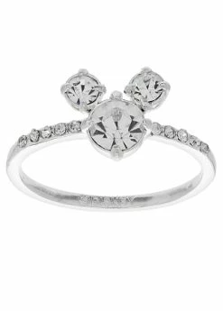 Disney Ring - Mickey Mouse Clear Icon - Silver