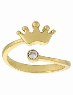 Disney Ring - Crown Adjustable - Gold Tone