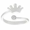 Disney Ring - Crown Adjustable - Silver Tone