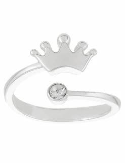 Disney Ring - Crown Adjustable - Silver Tone