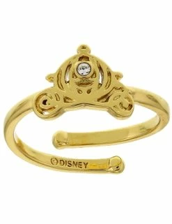 Disney Ring - Princess Coach Adjustable - Gold Tone