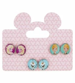 Disney Earrings Set - Frozen Character - Set Of 3