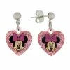 Disney Drop Earrings - Minnie Mouse Heart