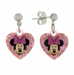 Disney Drop Earrings - Minnie Mouse Heart