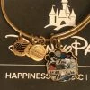Disney Alex And Ani Bracelet - Love Is An Adventure - Gold