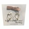 Disney Earrings - Mickey Mouse Small Hoop With Gift Bag - Rose Gold