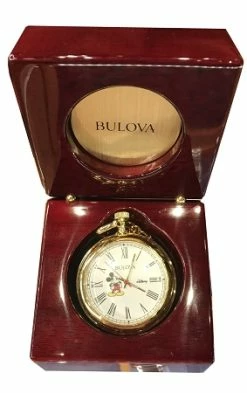 Disney Pocket Watch - Bulova - Mickey Mouse - Gold