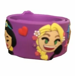 Disney Silicone Bracelet - Emoji Princesses - Purple