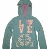 Disney Hoodie For Girls - Frozen - Elsa Zip Up Jacket - Love