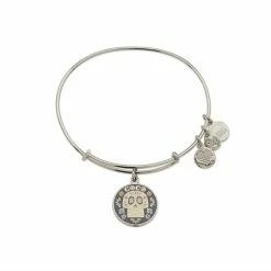 Disney Alex And Ani Bracelet - Coco Skull - Silver