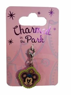 Disney Dangle Charm - Charmed In The Park - Minnie Face Rings