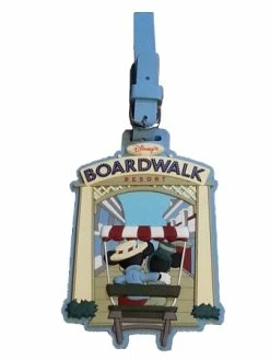 Disney Luggage Bag Tag - Boardwalk Resort - Mickey & Minnie Mouse