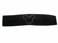 Disney Stretchy Headband - Mickey Mouse Gem Icon - Black