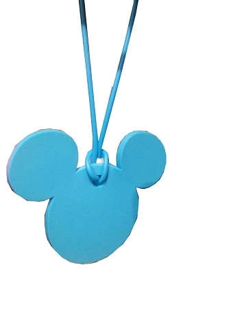 Disney Luggage Bag Tag - Mickey Mouse Icon - Blue