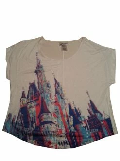 Disney Shirt For Women - Cinderella Castle Fashion Tee