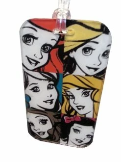 Disney Luggage Bag Tag - Princess - 6 Princesses