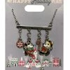 Disney Holiday Necklace - Mickey And Minnie Holiday Charms